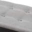 Polyester Blend Upholstered Storage Bench