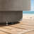 Portable Storage Box, Pool Ice Cooler, Cooler Side Table, Modern Balcony Table