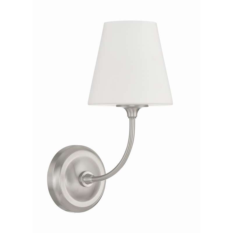 Libby 1 - Light Armed Sconce, Brushed Nickel