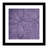 Eada 'Vibrant Purple Square I' Framed Print