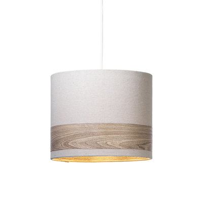 Linen Drum Pendant Shade ( Uno )