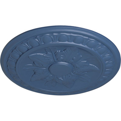 Endurathane Exeter Ceiling Medallion, 17 3/4"OD x 1 1/8"P (Fits Canopies up to 3 1/8"), Hand-Painted Americana Finish