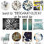Horloge murale surdimensionnée mid-century-40821586