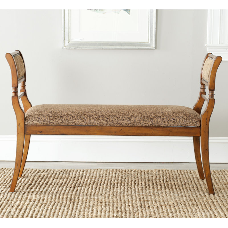 Banc recouverts de tissu d'ameublement