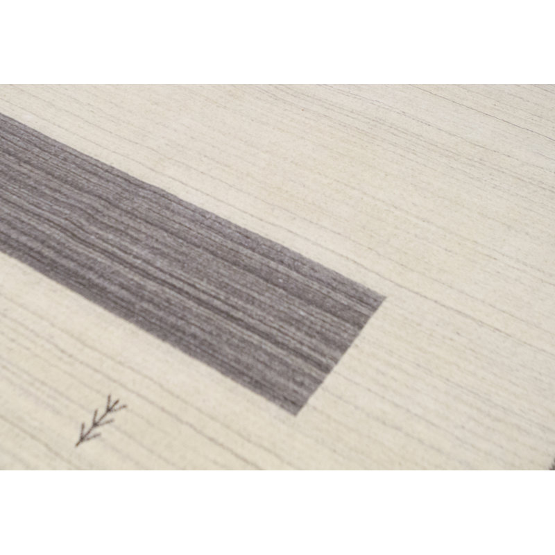 Wool Area Rug in Beige