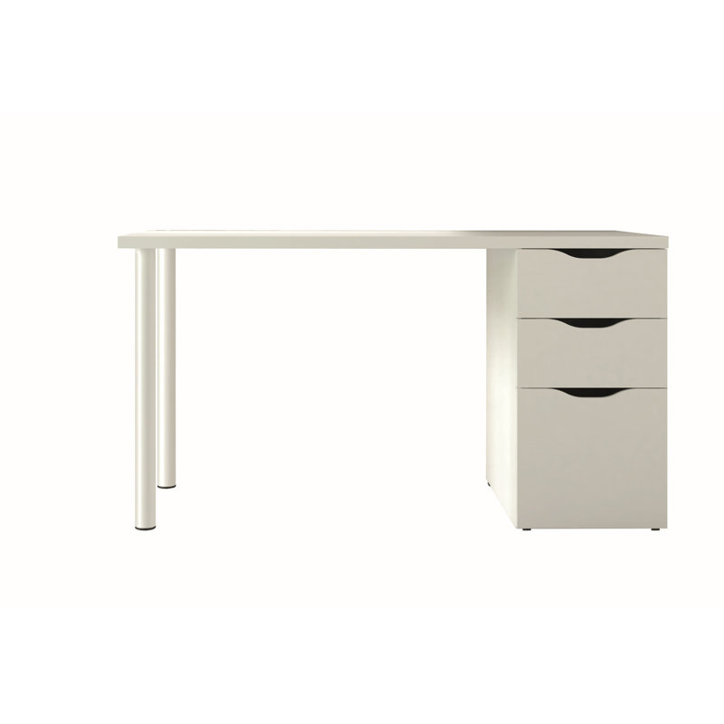 Agnuni Solid Wood Base Secretary Desk