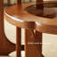 Table basse rétro minimaliste créative en bois massif