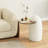 White Round Cat Paw And Penguin Nesting Coffee Table Set