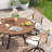 4 - Person 40.6" Outdoor Dining Set With Cushioned Swivel Woven Rattan Chairs-1166426992