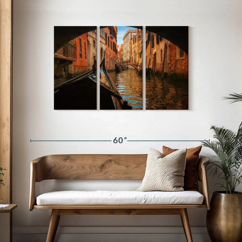 Gondole Nicci sous le pont, H 28 po x l 45 po