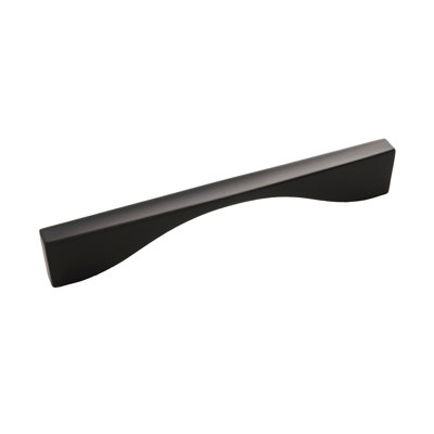 Channel Collection Handle Pull -  6-5/16" Center to Center Cabinet Pull Matte Black - Contemporary Hardware for Drawers & Cabinets