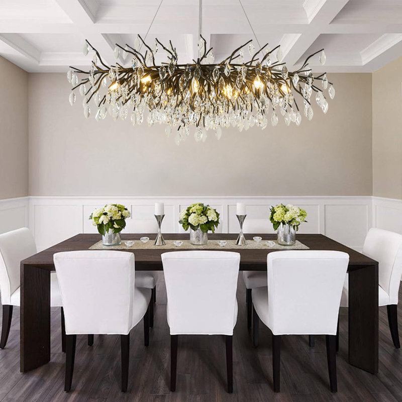 Large Crystal Tree Branch Chandelier