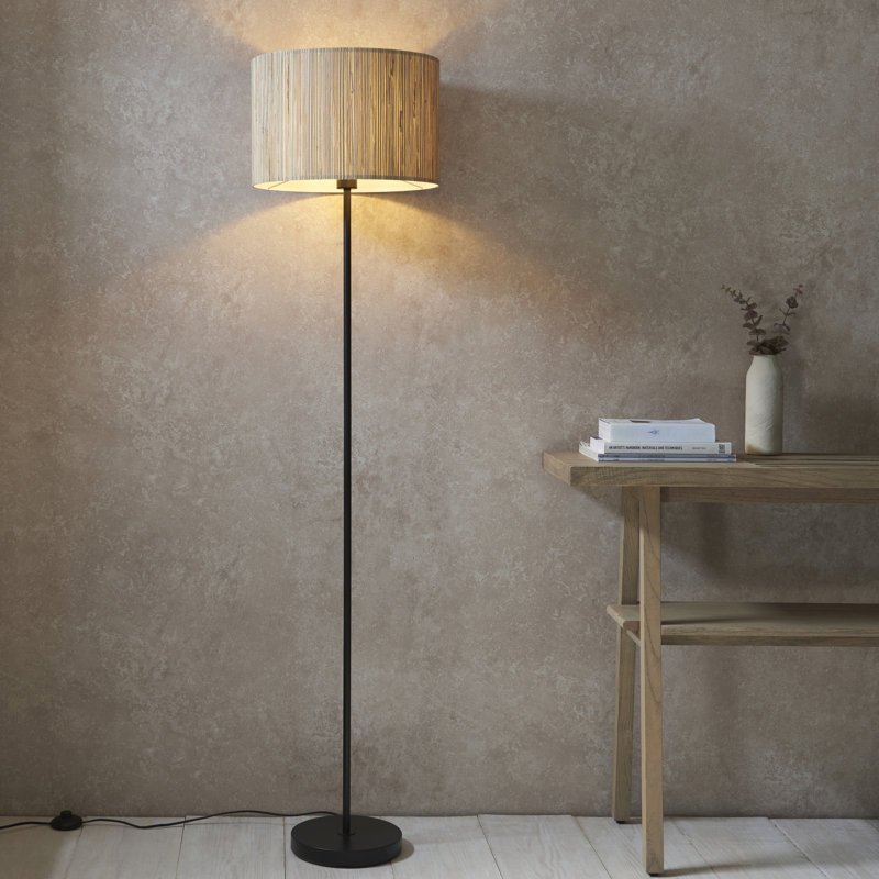 Avonlea 161.5cm Matt Black Traditional Floor Lamp