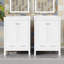 Meuble-lavabo de 48 po avec lavabo, armoire de rangement avec portes à fermeture en douceur, tiroir divisé et tablette de porte double couche-934474044