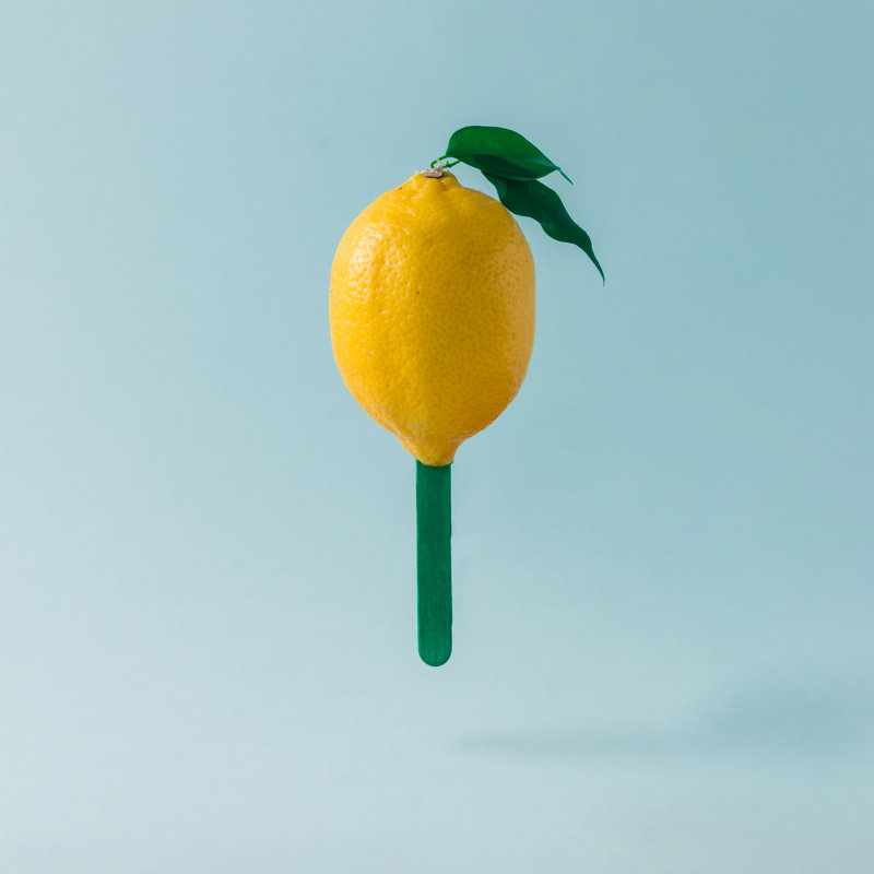 Lemon by Ivan101 - Wrapped Canvas Print, 122cm H x 122cm W