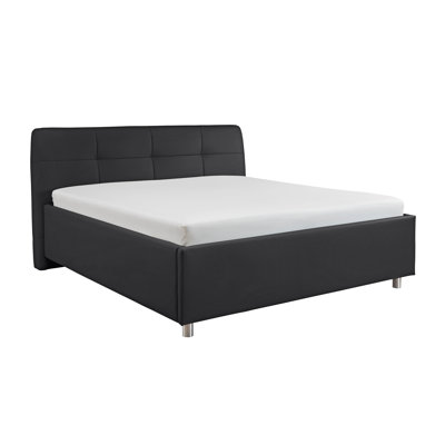 Upholstered Bed Frame with Mattress