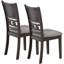 Ensemble de 2 chaises de salle à manger à finition unique