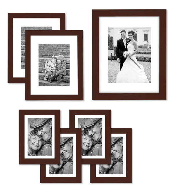 Black Picture Frame, Collage Wall Trim - Gallery Wall Frame Set With Two  8x10, Four 5x7, And Four 4x6 Frames, Shatter-resistant Glass, Hanging  Hardware And Easel Included, Home Room Wall Christmas Decor 
