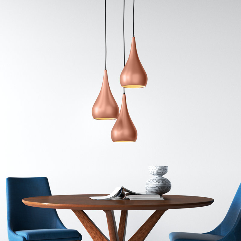 Franconia 3 - Light Cluster Pendant, Honey Gold