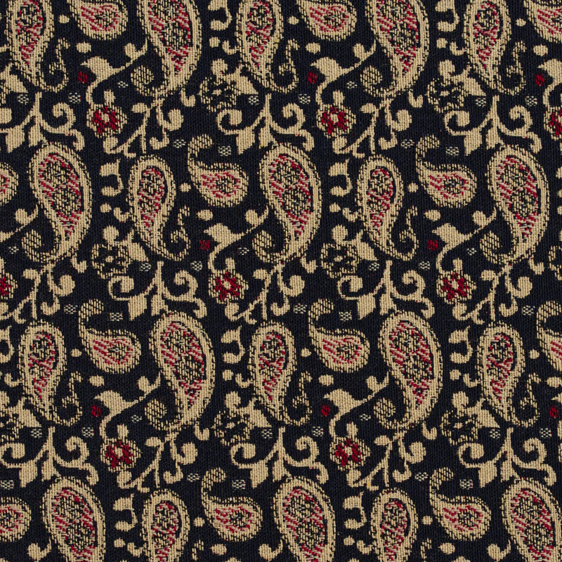 Tissu cachemire, Noir 2