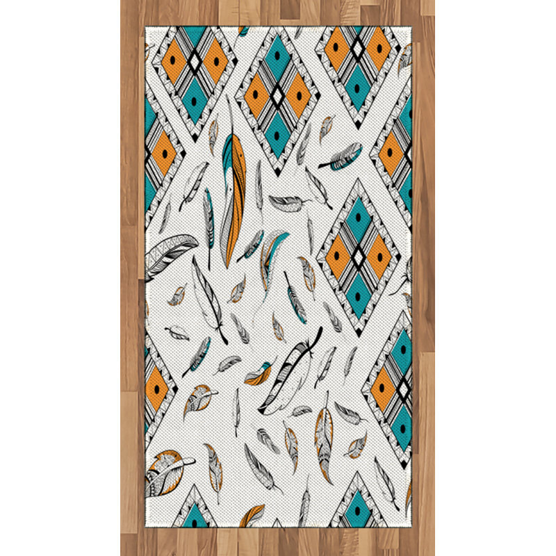 Boho High Density Long Fiber Poly Threads Decorative Area Rug Carpet, Rectangle 2'7" x 5'