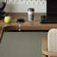 Bureau brun en bois massif en forme de L-108678450-108678452
