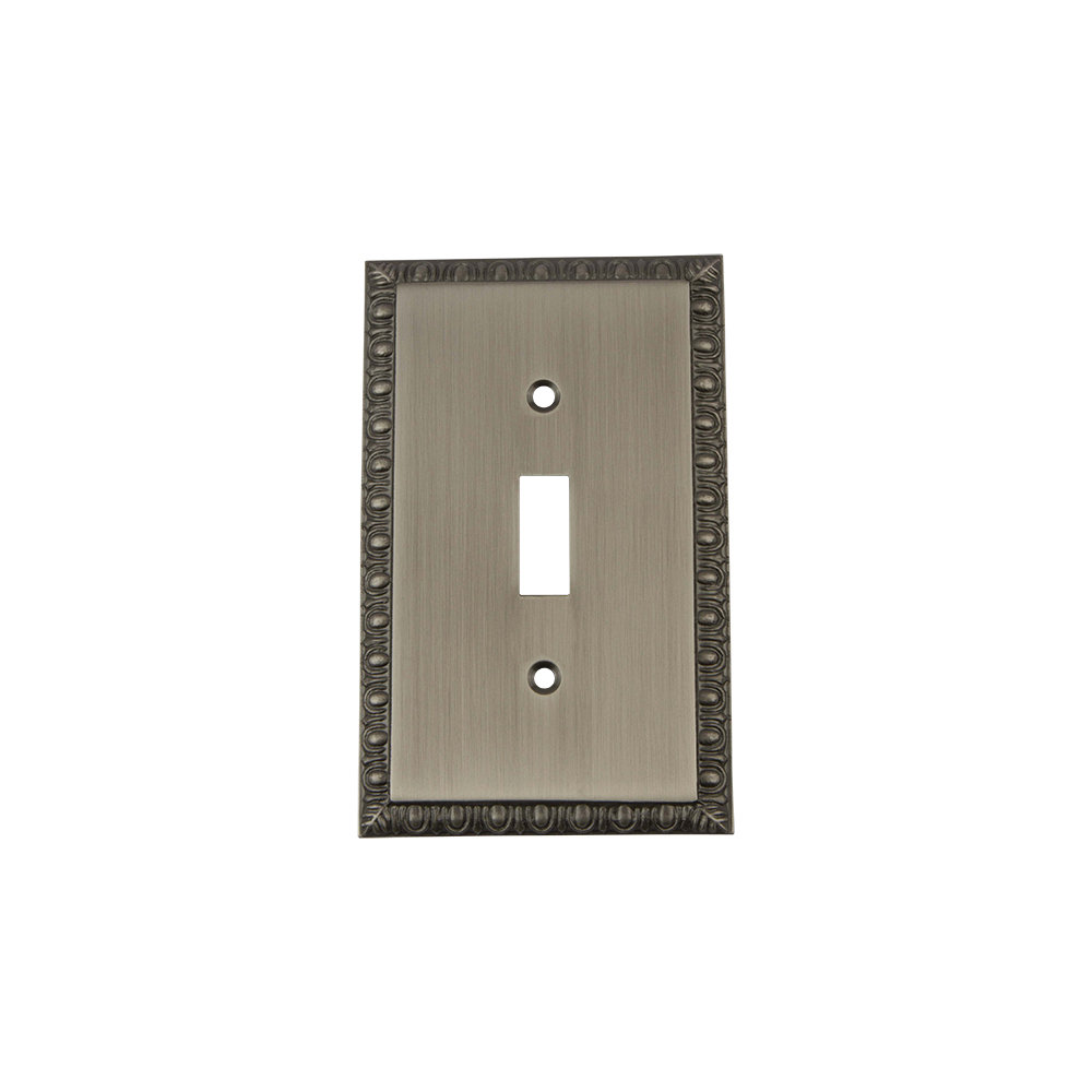 Egg and Dart 1-Gang Toggle Light Switch Wall Plate Nostalgic Warehouse 