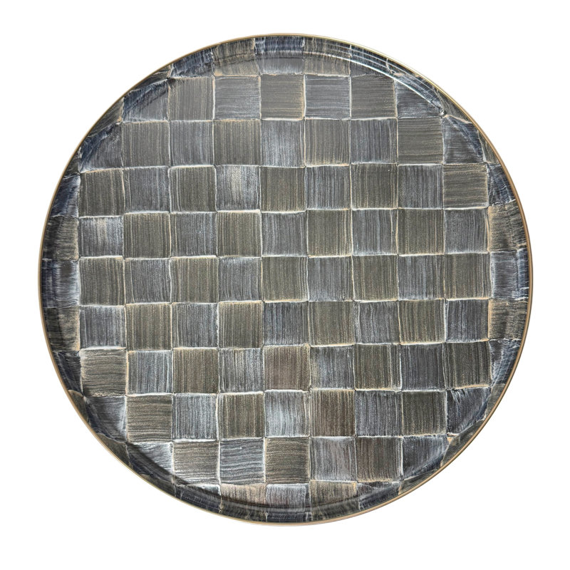 Sophisticheck Round Tray