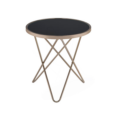 Glass Top End Table