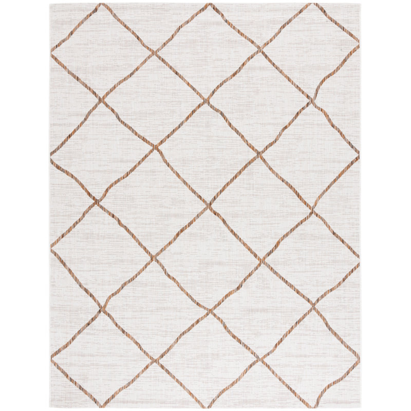 Tapis d'intérieur / extérieur à motif géométrique Capra Performance, Rectangle 9 pi x 12 pi