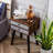 Nightstand, End Table with Fabric Storage Drawer Side Table for Bedroom