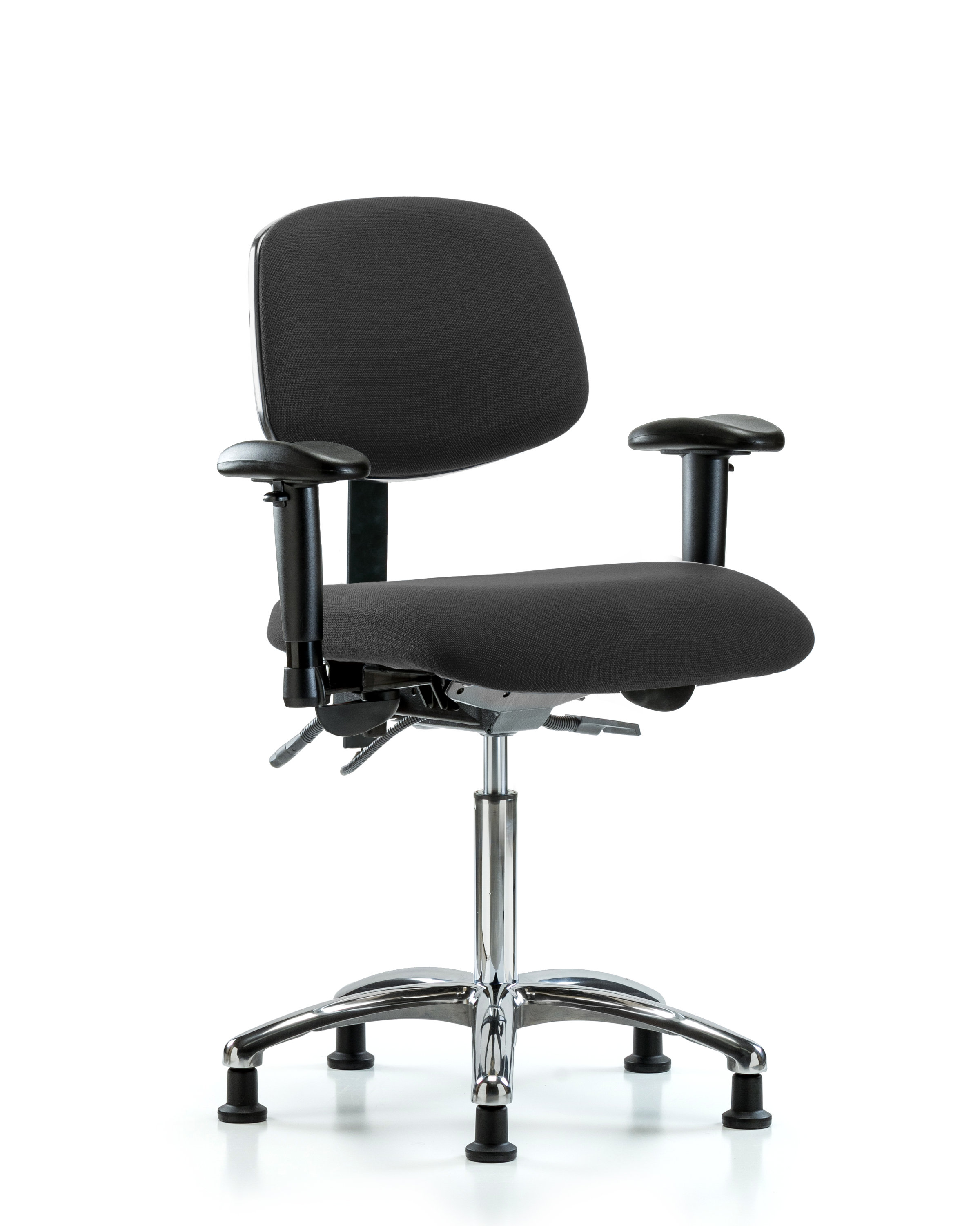 Kaycee Mid Back Task Chair Orren Ellis Upholstery Color: White