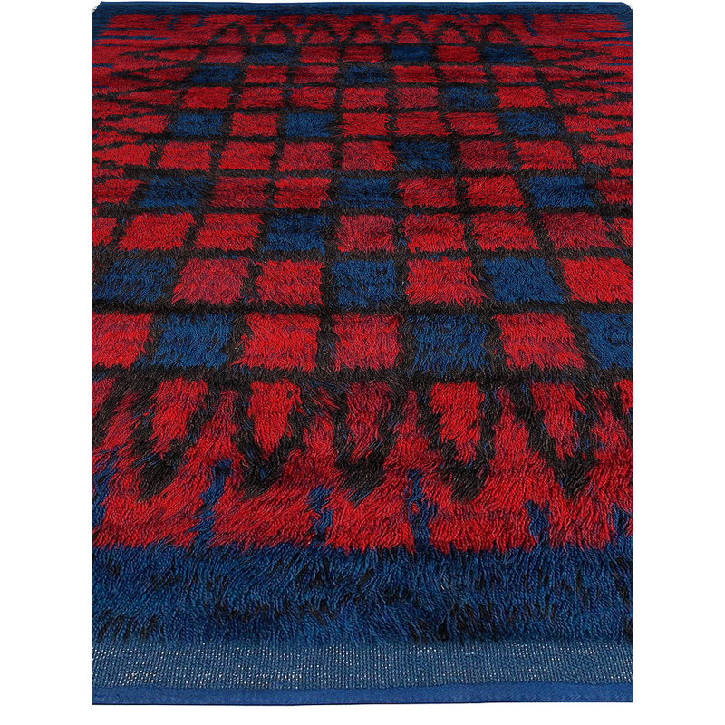 Vintage One-of-a-Kind Rectangle 5' x 7' Hand Knotted Area Rug