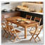Grande table de cuisine, table de salle à manger