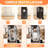 Portable Infrared Steam Sauna Box For Home, Personal Warm Sauna Tent With Red Light Function, 3L/1200W Steamer, Remote Control, Folding Chair, Indoor Home Spa Relaxation, 32" X 32" X 71"