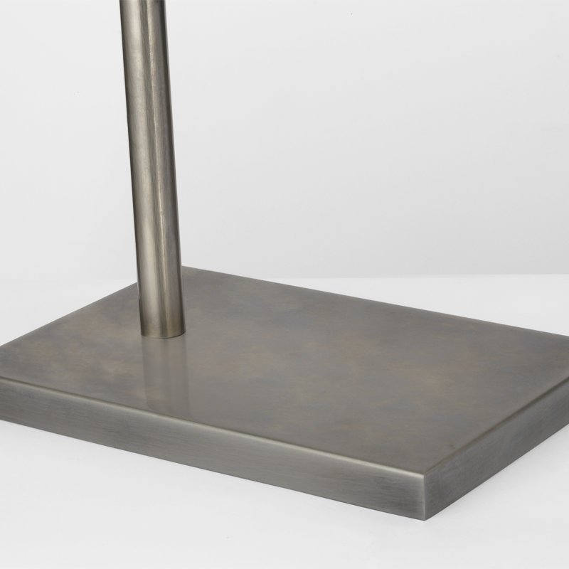 Visual Comfort Adjustable Cordless Pharmacy Floor Lamp, Antique Nickel, Antique Nickel