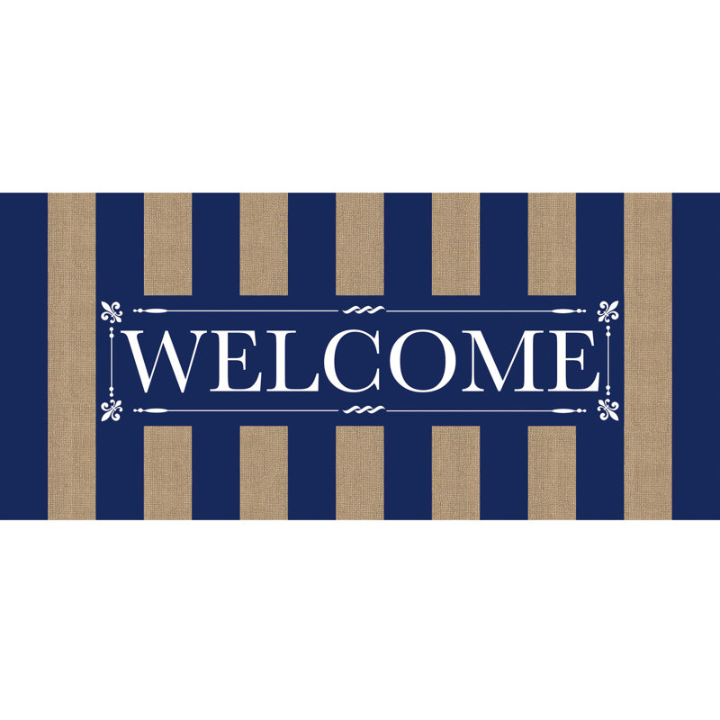 Tapis d'extérieur antidérapant Welcome