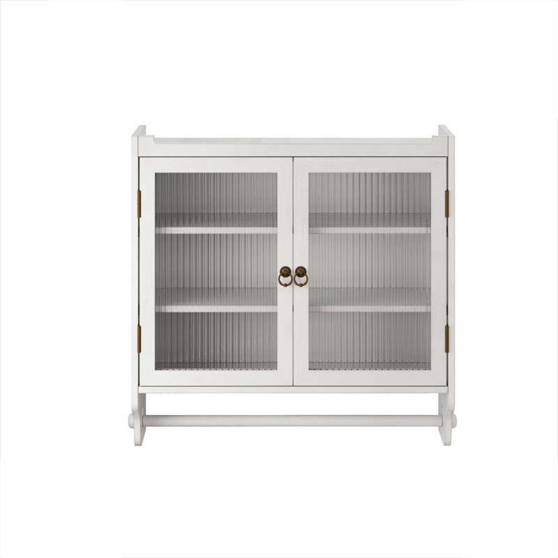 Armoire murale rétro à double porte, Blanchies