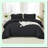 Ruffle Farmhouse Comforter Set - Soft Lightweight Fluffy Bedding Set - All Season Bed Set - 3 Piece Aesthetic Bed Set - Comforter - 2 Pillowcases