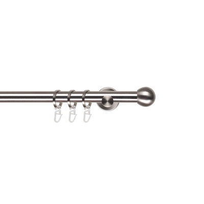 20cm Single Curtain Pole