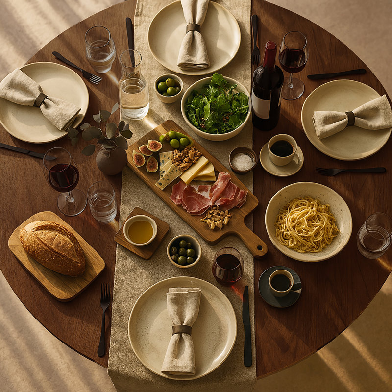 Table de salle à manger Blake, Brun