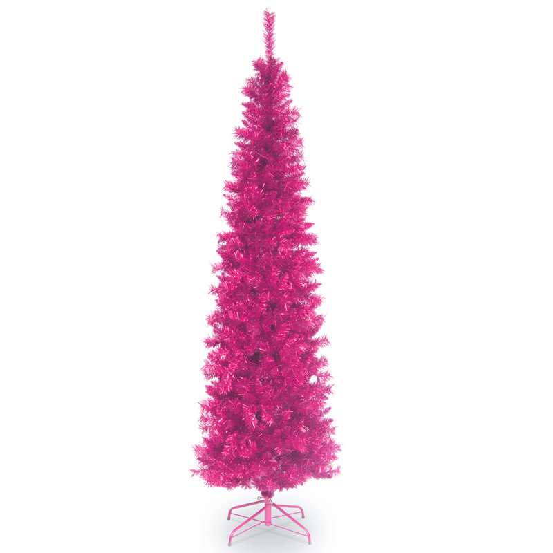 Pink Tinsel Tree, 7'