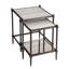Peninsula Mirrored Nesting Tables