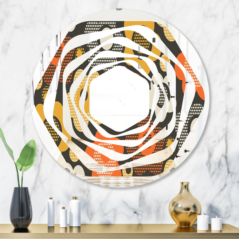 Miroir mural Floral, 23,6 po x 23,6 po