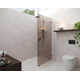 Ursa 30 in. x 78 in. Fully Frameless Bronze Tinted Single Fixed Shower Panel