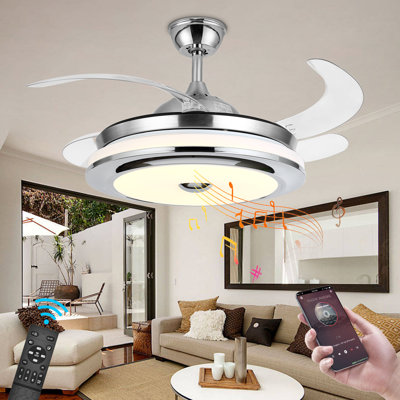 Khamon 42'' Ceiling Fan with LED Lights