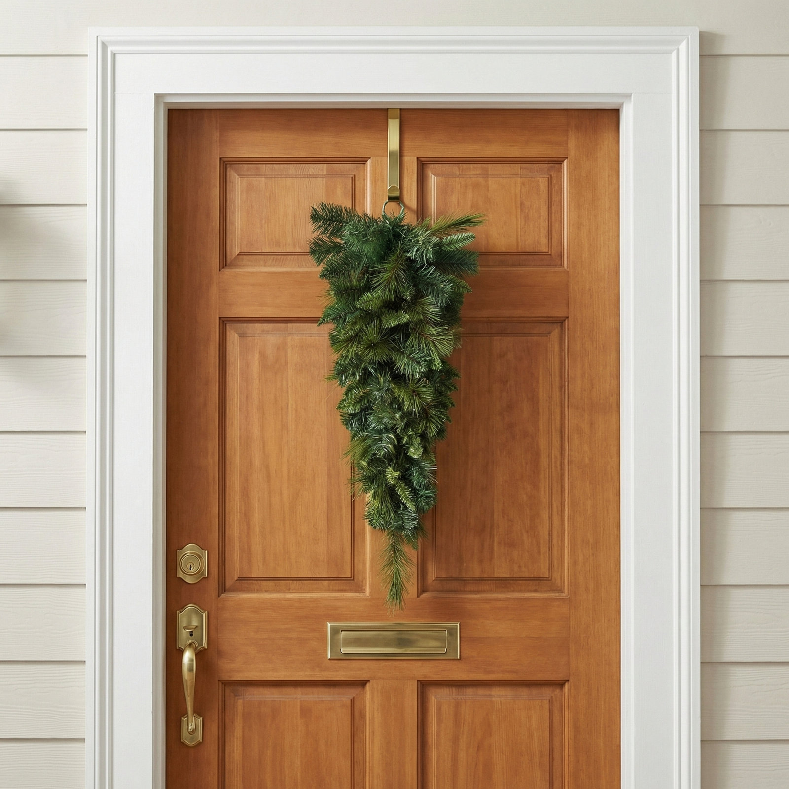 PVC Greenery Christmas Swag, 2'4" L