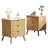 Crenurel 3 - Drawer Nightstand with Solid Wood Legs (Set of 2)-1810503977
