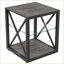 Verre trempé rétro peu encombrant Table basse en panneau de fibres à densité moyenne pour le salon, facile à nettoyer et amp; Stable-1937551332