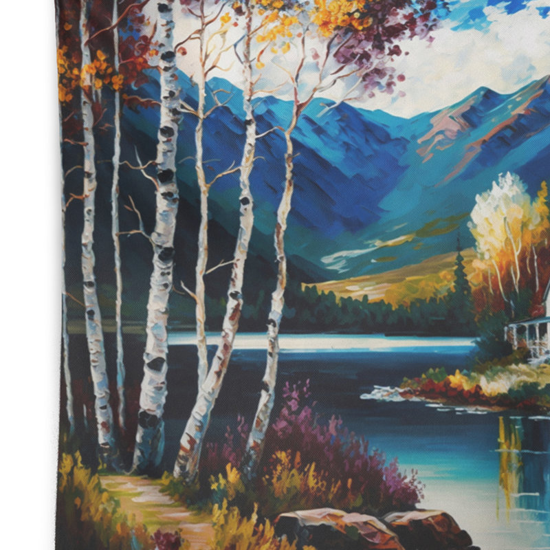 Tapisserie avec punaises en polyester, H 50 po x l 60 po